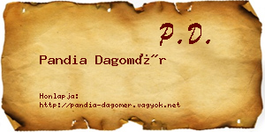 Pandia Dagomér névjegykártya